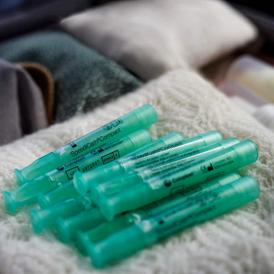 スピーディ　カテ　コンパクト SpeediCath® Compact Female - Free Catheter Samples | Coloplast