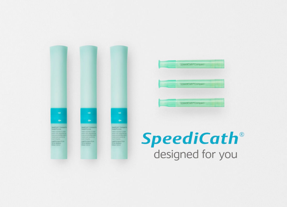 A compact catheter for greater discretion*** when you’re out and about